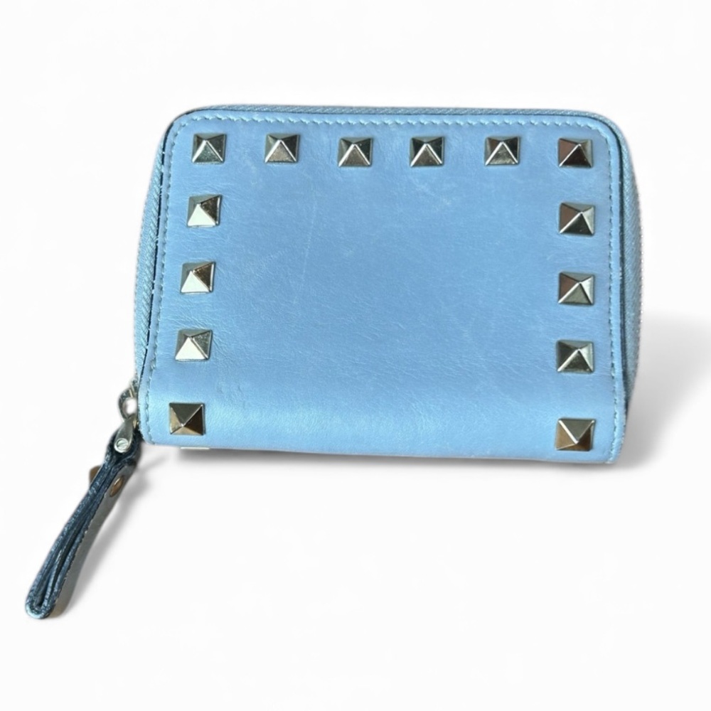 Valentino Garavani Studded Leather Wallet